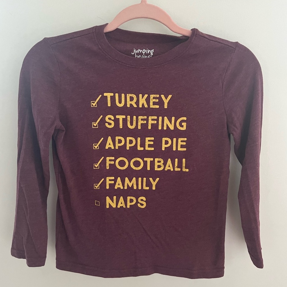 Jumping Beans Thanksgiving children’s t-shirt size 7.